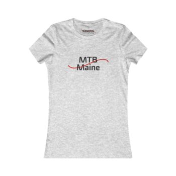 MTB Maine - women's tee - pale colors