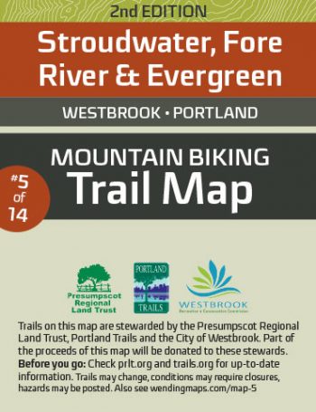 Greater Portland Southern Maine Mountain Biking Map 5